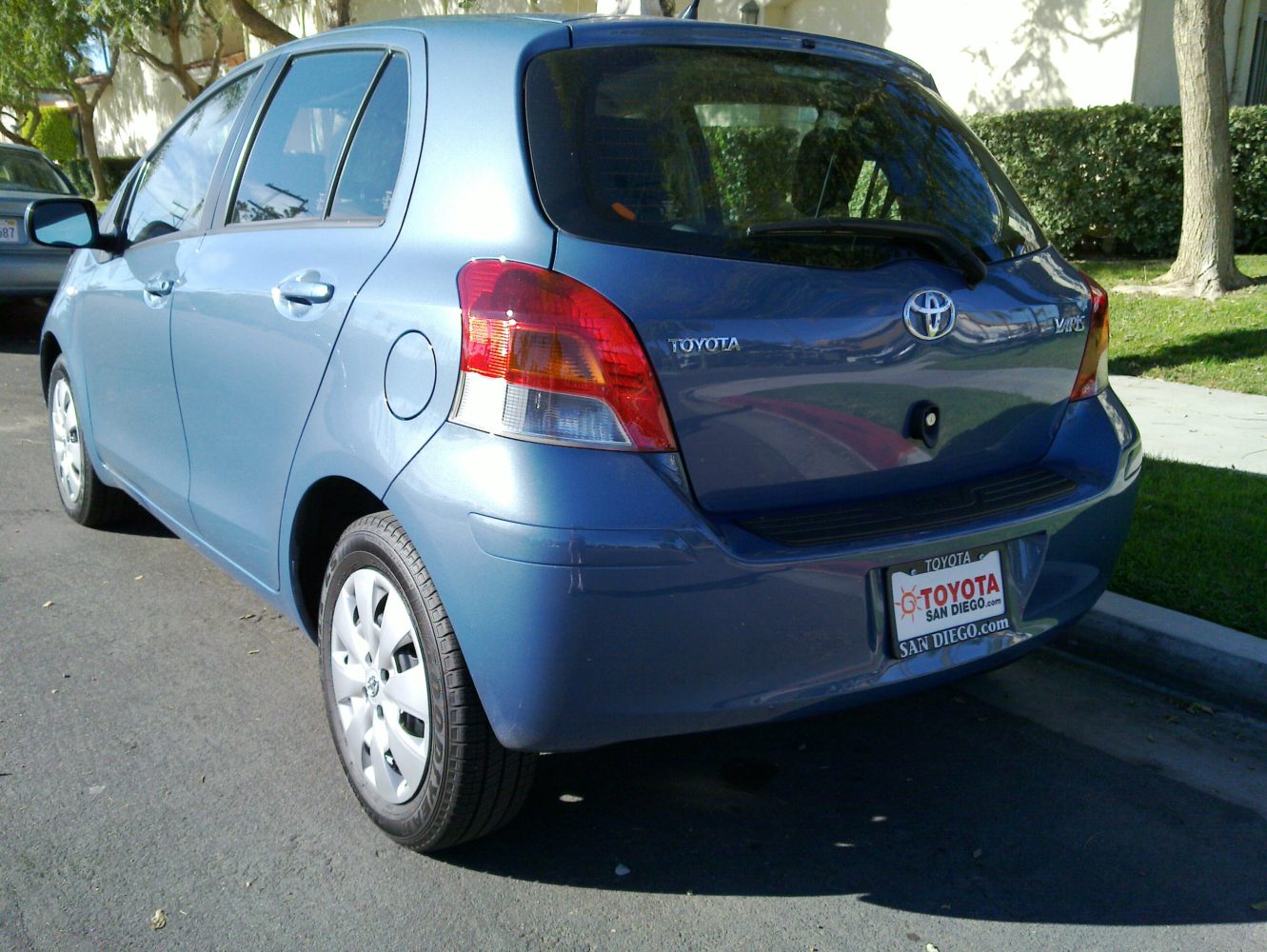 2010 Toyota Yaris Back