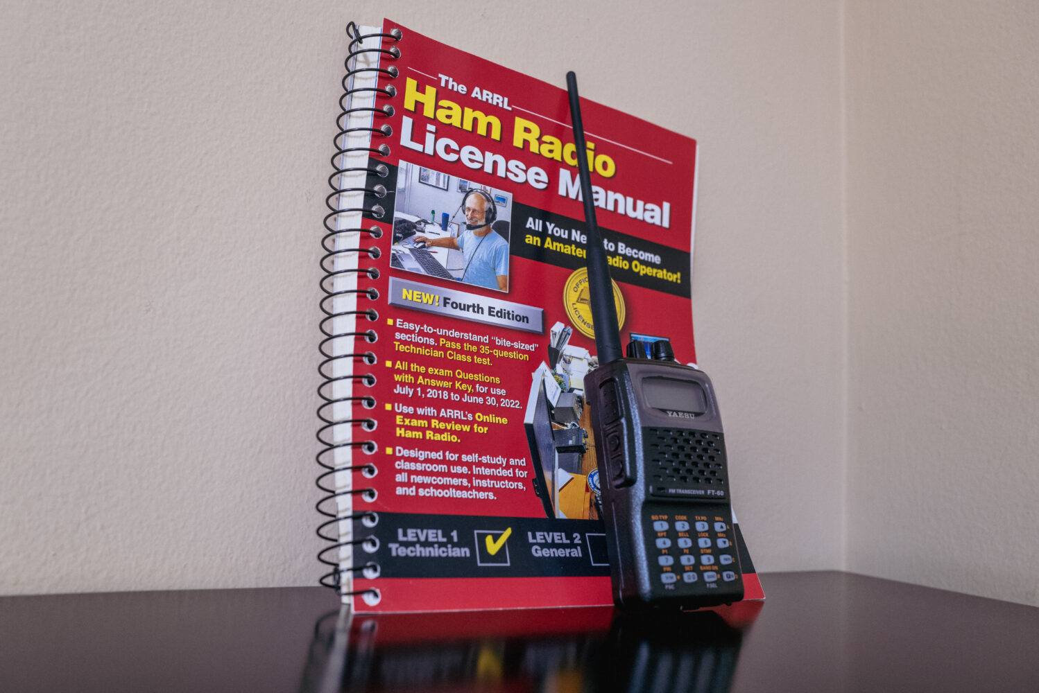 ham-radio-study-guide-and-transceiver-5-minutes-with-joe